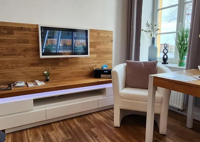 公寓 Ferienapartment Alexandrine Direkt Am Pfaffenteich Mit Eigenem Parkplatz