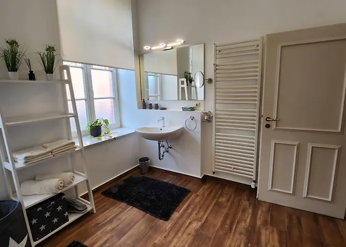 Ferienapartment Alexandrine Direkt Am Pfaffenteich Mit Eigenem Parkplatz 什未林